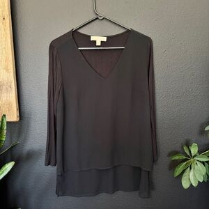 Michael Kors Black V-neck Knitwear